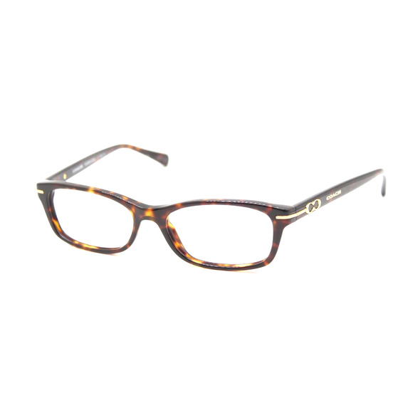COACH HC 6054 ELISE 5001 DARK TORTOISE AUTHENTIC EYEGLASSES 52-16 - Picture 1 of 4